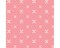 Dusty Rose Cross Dots Cotton Fabric | By the Yard | Sewing and Crafting | 44 inches wide
